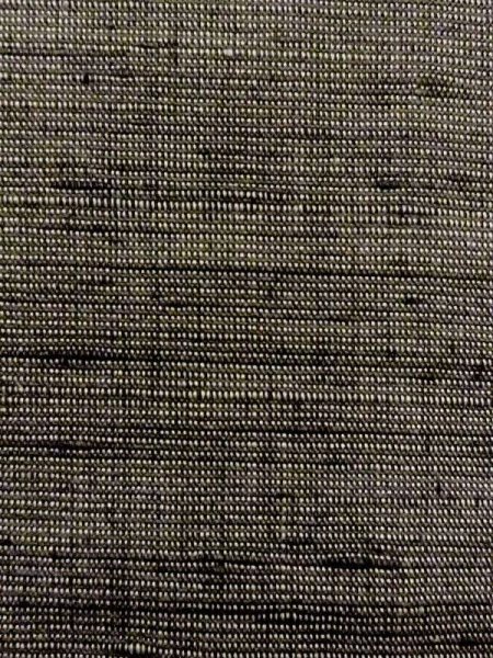 Photo7: N0718A Vintage Japanese   Gray Men's Kimono / Silk. Stripes   (Grade C) (7)