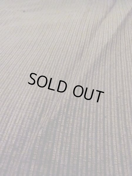 Photo8: N0718C Vintage Japanese   Brown Men's Kimono / Silk. Stripes   (Grade B) (8)