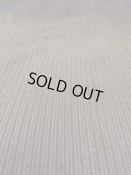 Photo9: N0718C Vintage Japanese   Brown Men's Kimono / Silk. Stripes   (Grade B) (9)