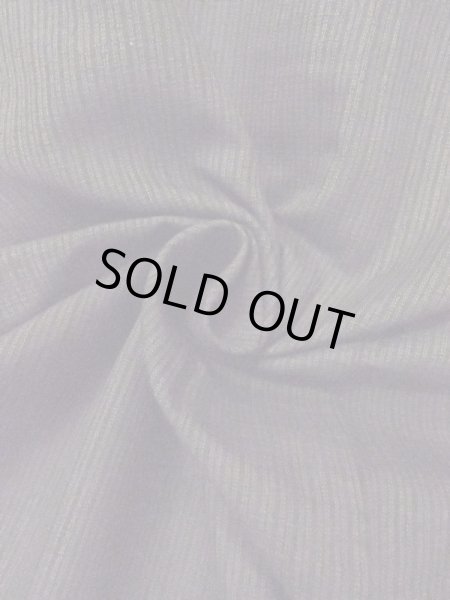 Photo12: N0718C Vintage Japanese   Brown Men's Kimono / Silk. Stripes   (Grade B) (12)