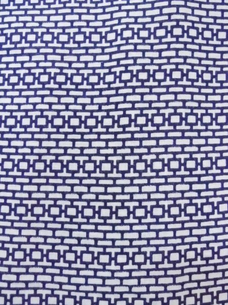 Photo5: N0731B Vintage Japanese kimono   Indigo Blue Men's Yukata for Men / Cotton. Quadrangle,   (Grade C) (5)