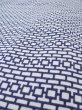 Photo8: N0731B Vintage Japanese kimono   Indigo Blue Men's Yukata for Men / Cotton. Quadrangle,   (Grade C) (8)