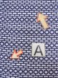 Photo14: N0731B Vintage Japanese kimono   Indigo Blue Men's Yukata for Men / Cotton. Quadrangle,   (Grade C) (14)