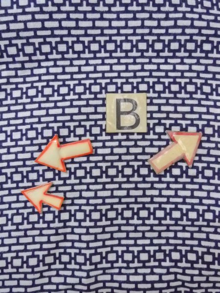 Photo15: N0731B Vintage Japanese kimono   Indigo Blue Men's Yukata for Men / Cotton. Quadrangle,   (Grade C) (15)