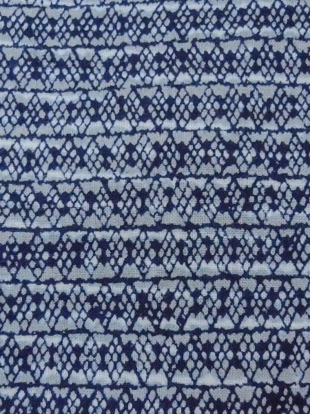 Photo7: N0731C Vintage Japanese kimono   Gray Men's Yukata for Men / Cotton. Lozenges,   (Grade C) (7)