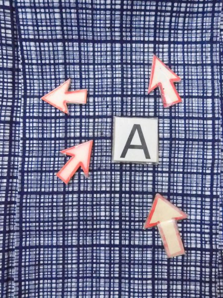 Photo14: N0731D Vintage Japanese kimono   Gray Men's Yukata for Men / Cotton. Plaid Checks   (Grade C) (14)