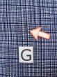 Photo20: N0731D Vintage Japanese kimono   Gray Men's Yukata for Men / Cotton. Plaid Checks   (Grade C) (20)