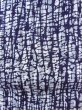 Photo6: N0731E Vintage Japanese kimono   Indigo Blue Men's Yukata for Men / Cotton. Broken ice pattern,   (Grade D) (6)