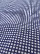 Photo8: N0731F Vintage Japanese kimono   Indigo Blue Men's Yukata for Men / Cotton. Plaid Checks   (Grade C) (8)