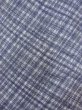 Photo5: N0731G Vintage Japanese kimono   Gray Men's Yukata for Men / Cotton. Plaid Checks,   (Grade D) (5)