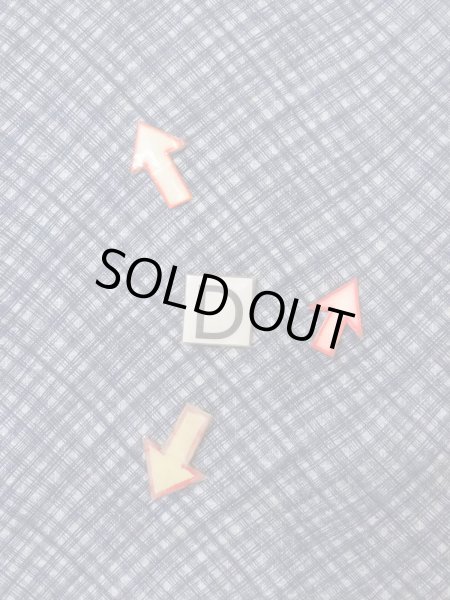 Photo17: N0731G Vintage Japanese kimono   Gray Men's Yukata for Men / Cotton. Plaid Checks,   (Grade D) (17)