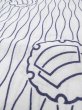 Photo8: N0731H Vintage Japanese kimono   Indigo Blue Men's Yukata for Men / Cotton. Folding fan,   (Grade C) (8)