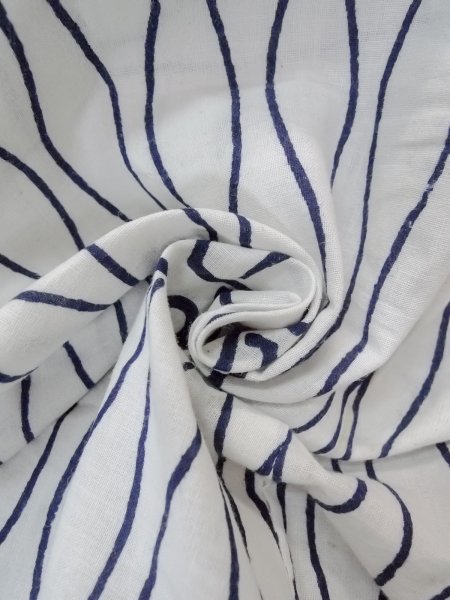 Photo12: N0731H Vintage Japanese kimono   Indigo Blue Men's Yukata for Men / Cotton. Folding fan,   (Grade C) (12)