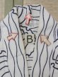 Photo15: N0731H Vintage Japanese kimono   Indigo Blue Men's Yukata for Men / Cotton. Folding fan,   (Grade C) (15)