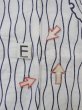 Photo18: N0731H Vintage Japanese kimono   Indigo Blue Men's Yukata for Men / Cotton. Folding fan,   (Grade C) (18)