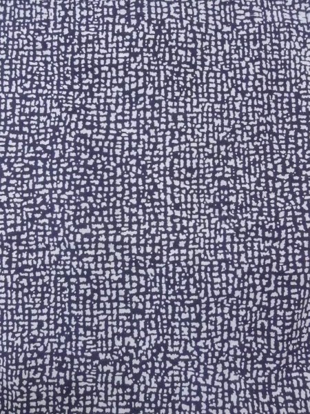 Photo4: N0731I Vintage Japanese kimono   Indigo Blue Men's Yukata for Men / Cotton. Abstract pattern   (Grade D) (4)