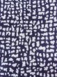 Photo7: N0731I Vintage Japanese kimono   Indigo Blue Men's Yukata for Men / Cotton. Abstract pattern   (Grade D) (7)