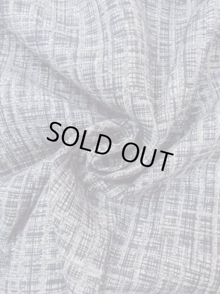 Photo11: N0731J Vintage Japanese kimono  Dark Gray Men's Yukata for Men / Cotton. Plaid Checks,   (Grade C) (11)