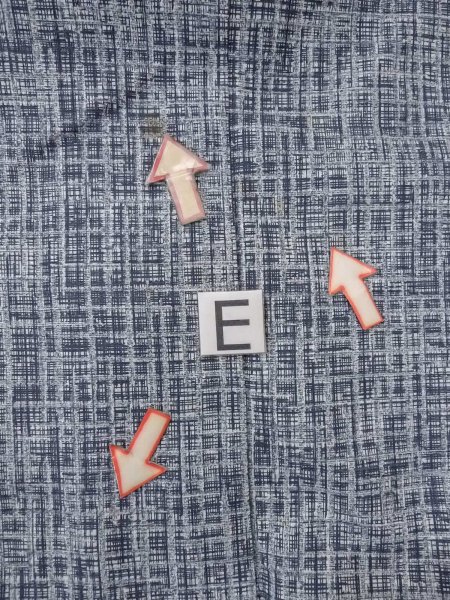 Photo18: N0731J Vintage Japanese kimono  Dark Gray Men's Yukata for Men / Cotton. Plaid Checks,   (Grade C) (18)