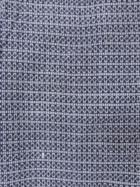 Photo4: N0731K Vintage Japanese kimono  Dark Indigo Blue Men's Yukata for Men / Cotton. Quadrangle,   (Grade C) (4)