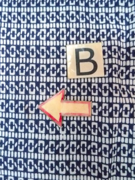 Photo15: N0731K Vintage Japanese kimono  Dark Indigo Blue Men's Yukata for Men / Cotton. Quadrangle,   (Grade C) (15)