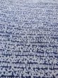 Photo8: N0731L Vintage Japanese kimono   Indigo Blue Men's Yukata for Men / Cotton. Abstract pattern Stains/Soils all over.  (Grade C) (8)