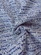 Photo12: N0731L Vintage Japanese kimono   Indigo Blue Men's Yukata for Men / Cotton. Abstract pattern Stains/Soils all over.  (Grade C) (12)