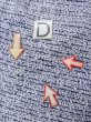 Photo17: N0731L Vintage Japanese kimono   Indigo Blue Men's Yukata for Men / Cotton. Abstract pattern Stains/Soils all over.  (Grade C) (17)