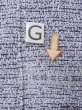 Photo20: N0731L Vintage Japanese kimono   Indigo Blue Men's Yukata for Men / Cotton. Abstract pattern Stains/Soils all over.  (Grade C) (20)