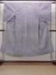 Photo1: N0731M Vintage Japanese kimono  Dark Indigo Blue Men's Yukata for Men / Cotton. Abstract pattern   (Grade D) (1)