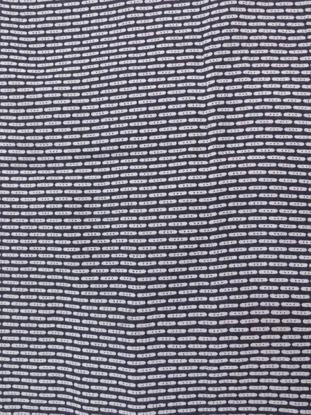 Photo4: N0731M Vintage Japanese kimono  Dark Indigo Blue Men's Yukata for Men / Cotton. Abstract pattern   (Grade D) (4)