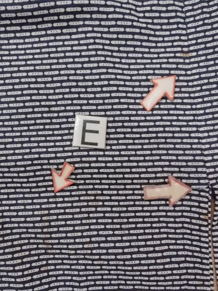 Photo19: N0731M Vintage Japanese kimono  Dark Indigo Blue Men's Yukata for Men / Cotton. Abstract pattern   (Grade D) (19)