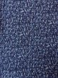 Photo4: N0731N Vintage Japanese kimono  Dark Indigo Blue Men's Yukata for Men / Cotton. Abstract pattern   (Grade C) (4)