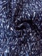 Photo11: N0731N Vintage Japanese kimono  Dark Indigo Blue Men's Yukata for Men / Cotton. Abstract pattern   (Grade C) (11)