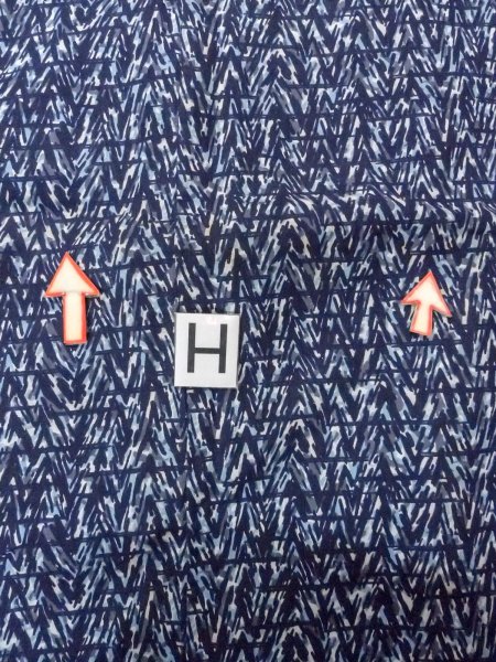 Photo20: N0731N Vintage Japanese kimono  Dark Indigo Blue Men's Yukata for Men / Cotton. Abstract pattern   (Grade C) (20)