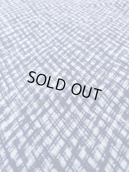 Photo10: N0731O Vintage Japanese kimono   Indigo Blue Men's Yukata for Men / Cotton. Plaid Checks   (Grade B) (10)