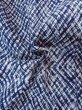 Photo11: N0731O Vintage Japanese kimono   Indigo Blue Men's Yukata for Men / Cotton. Plaid Checks   (Grade B) (11)