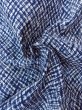 Photo12: N0731O Vintage Japanese kimono   Indigo Blue Men's Yukata for Men / Cotton. Plaid Checks   (Grade B) (12)
