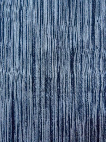 Photo6: N0731Q Vintage Japanese kimono   Light Blue Men's Yukata for Men / Cotton. Stripes   (Grade B) (6)