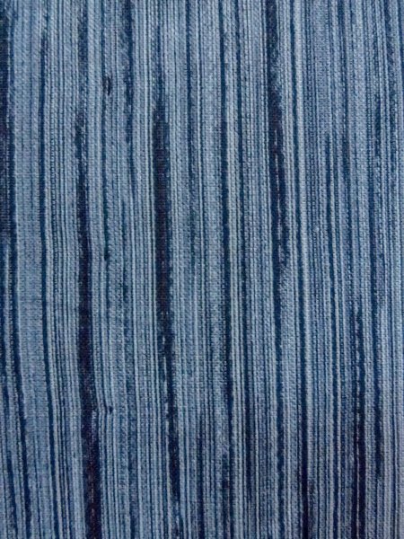 Photo7: N0731Q Vintage Japanese kimono   Light Blue Men's Yukata for Men / Cotton. Stripes   (Grade B) (7)