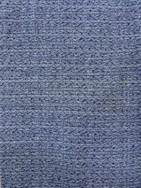 Photo4: N0731R Vintage Japanese kimono   Indigo Blue Men's Yukata for Men / Cotton. Dot, Stains/Soils all over.  (Grade D) (4)