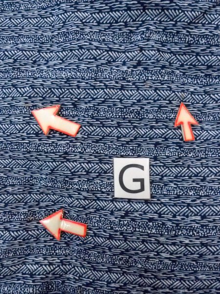 Photo20: N0731R Vintage Japanese kimono   Indigo Blue Men's Yukata for Men / Cotton. Dot, Stains/Soils all over.  (Grade D) (20)