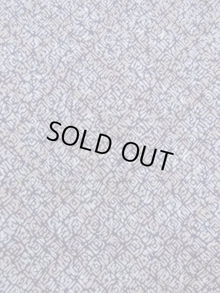 Photo5: N0731T Vintage Japanese kimono   Gray Men's Yukata for Men / Cotton. Rose,   (Grade D) (5)