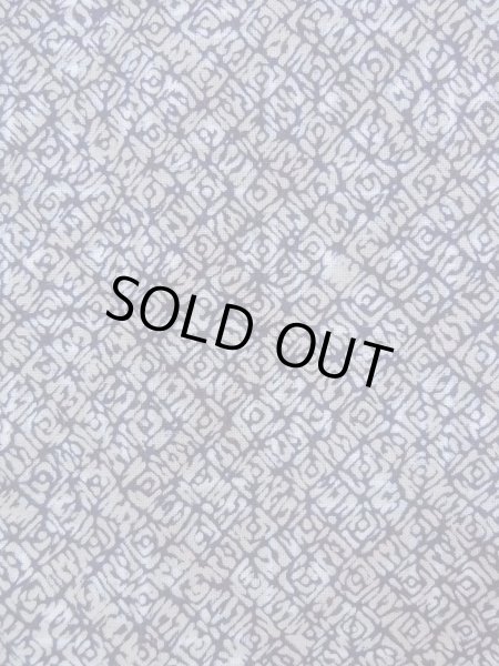 Photo6: N0731T Vintage Japanese kimono   Gray Men's Yukata for Men / Cotton. Rose,   (Grade D) (6)