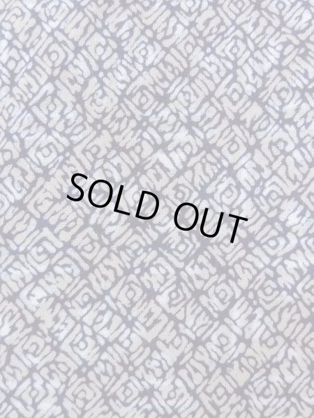 Photo7: N0731T Vintage Japanese kimono   Gray Men's Yukata for Men / Cotton. Rose,   (Grade D) (7)