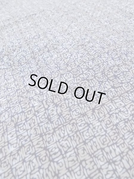 Photo8: N0731T Vintage Japanese kimono   Gray Men's Yukata for Men / Cotton. Rose,   (Grade D) (8)