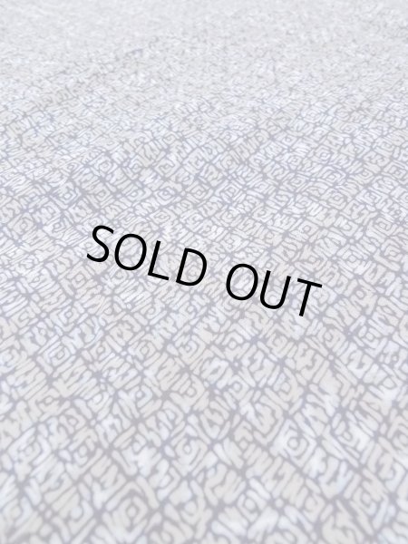 Photo9: N0731T Vintage Japanese kimono   Gray Men's Yukata for Men / Cotton. Rose,   (Grade D) (9)