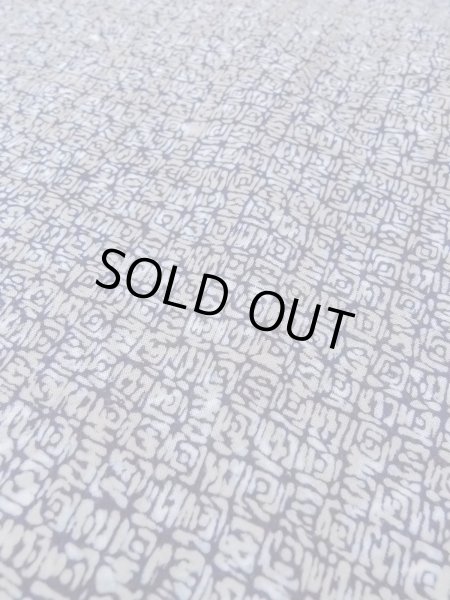 Photo10: N0731T Vintage Japanese kimono   Gray Men's Yukata for Men / Cotton. Rose,   (Grade D) (10)