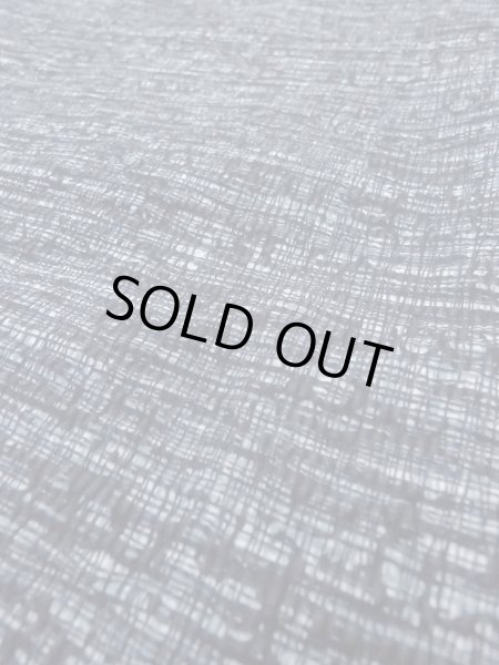 Photo8: N0731X Vintage Japanese kimono  Dark Indigo Blue Men's Yukata for Men / Linen. Plaid Checks,   (Grade B) (8)