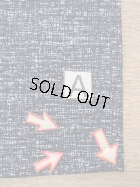 Photo14: N0731X Vintage Japanese kimono  Dark Indigo Blue Men's Yukata for Men / Linen. Plaid Checks,   (Grade B) (14)